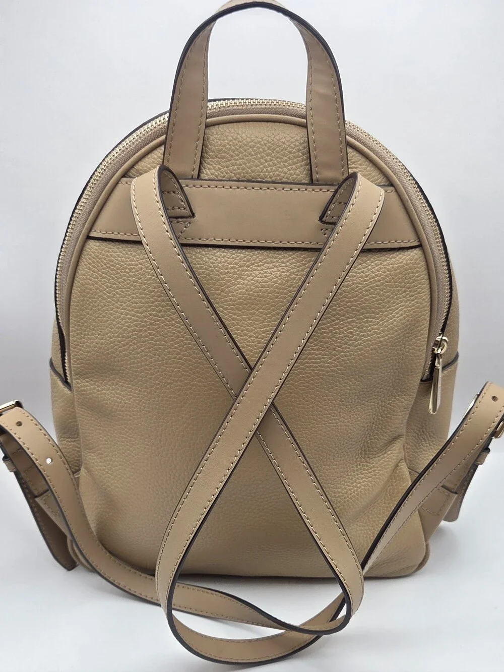 Michael Kors Brooklyn Medium Pebbled Leather Backpack